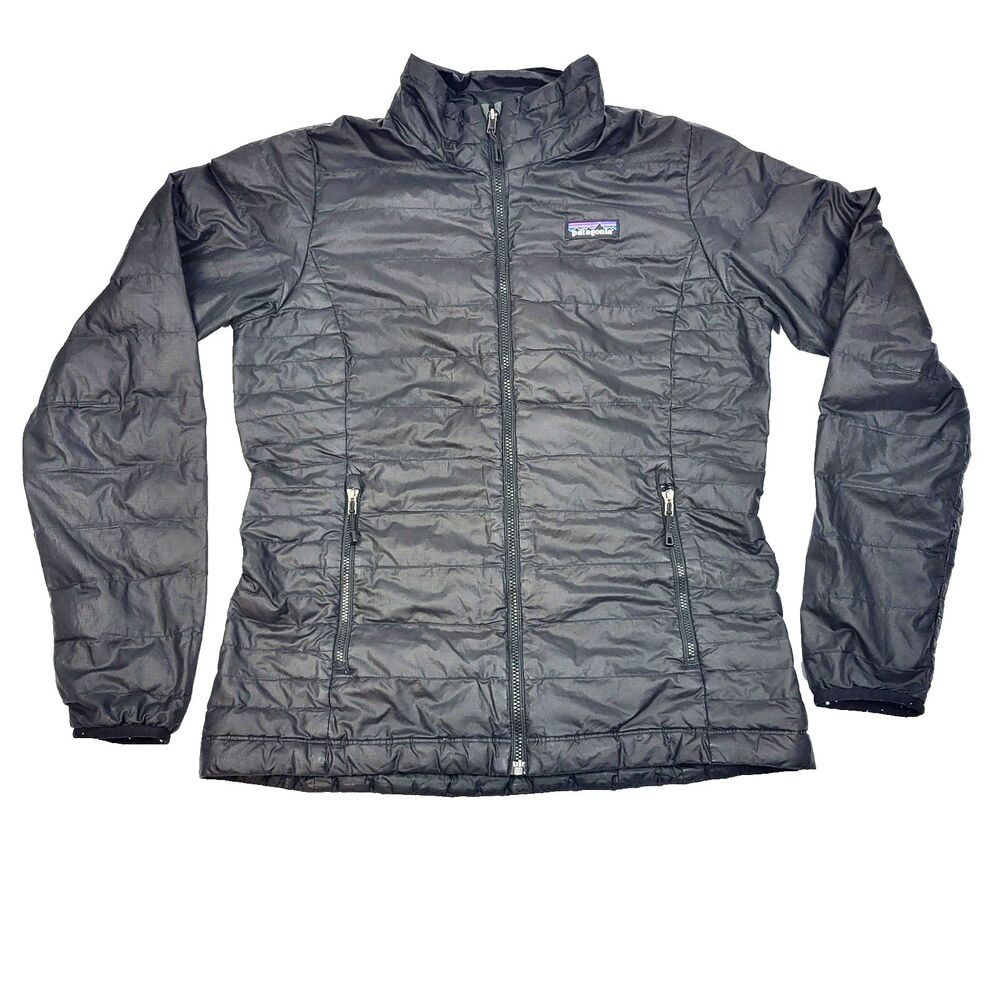 Patagonia Down Sweater Puffer Jacket Black 84683 Women's Small